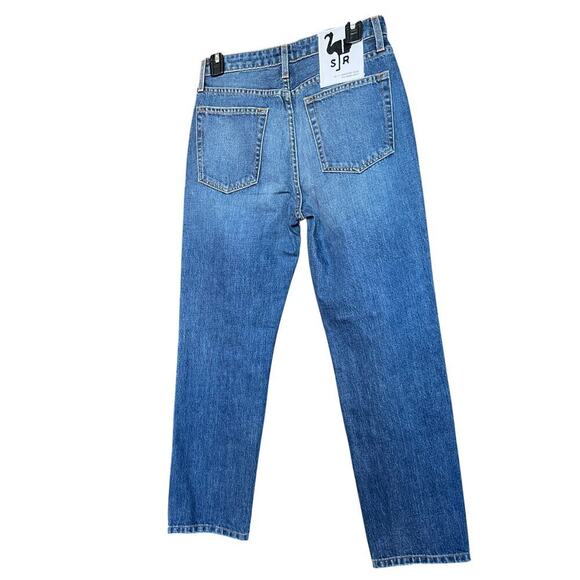 Sandrine Rose Straight Leg Jeans NWT indigo medium wash - Picture 3 of 6